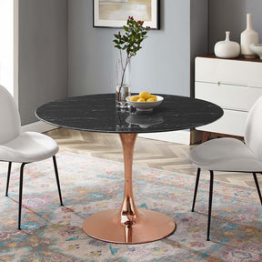 Modway Furniture Modern Lippa 47" Artificial Marble Dining Table - EEI-5272