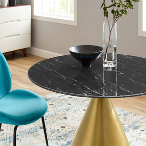 Modway Furniture Modern Tupelo 40" Artificial Marble Dining Table - EEI-5345