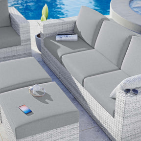 Modway Furniture Modern Convene 4-Piece Outdoor Patio Set - EEI-5451