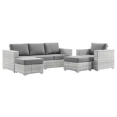 Modway Furniture Modern Convene 4-Piece Outdoor Patio Set - EEI-5451