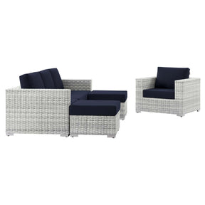 Modway Furniture Modern Convene 4-Piece Outdoor Patio Set - EEI-5451