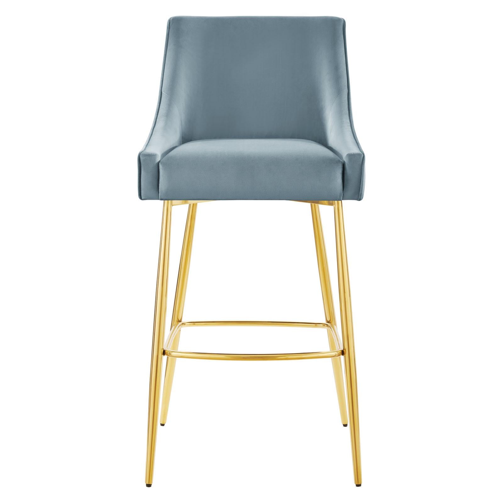 Modway Furniture Modern Discern Performance Velvet Bar Stool - EEI-5473