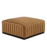 Modway Furniture Modern Conjure Channel Tufted Performance Velvet Ottoman - EEI-5500