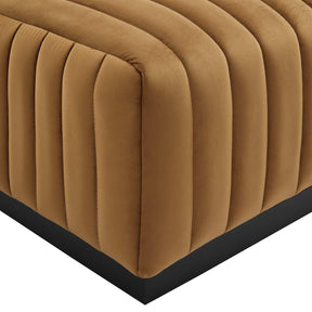 Modway Furniture Modern Conjure Channel Tufted Performance Velvet Ottoman - EEI-5500