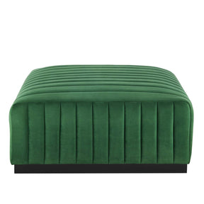 Modway Furniture Modern Conjure Channel Tufted Performance Velvet Ottoman - EEI-5500