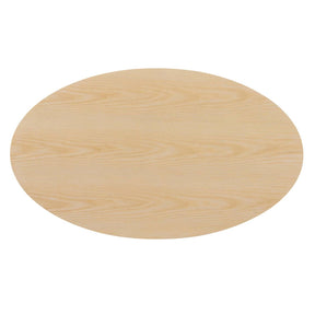 Modway Furniture Modern Lippa 48" Oval Wood Coffee Table - EEI-5520