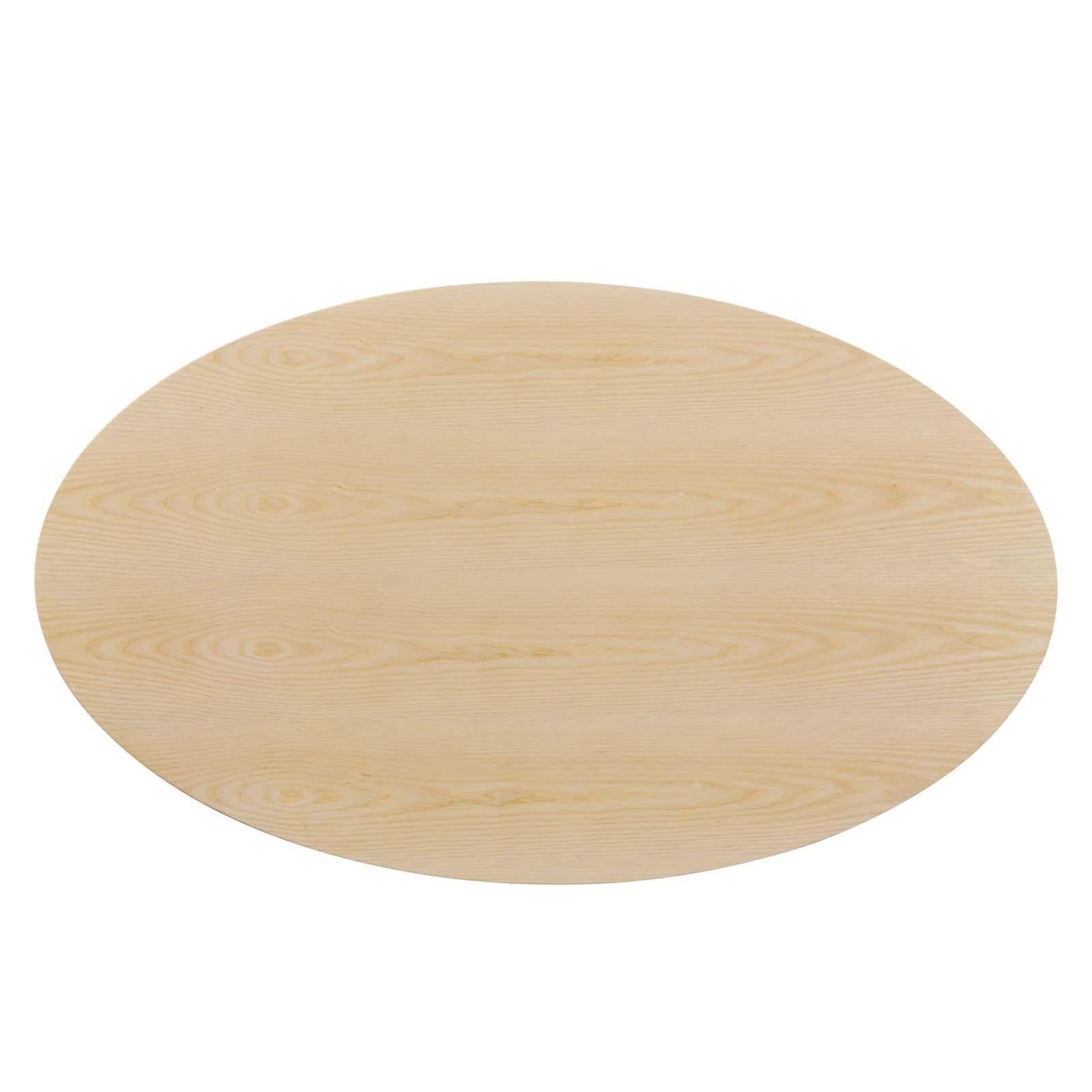 Modway Furniture Modern Lippa 60" Oval Wood Dining Table - EEI-5525