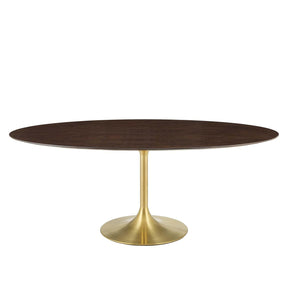 Modway Furniture Modern Lippa 78" Oval Wood Dining Table - EEI-5526