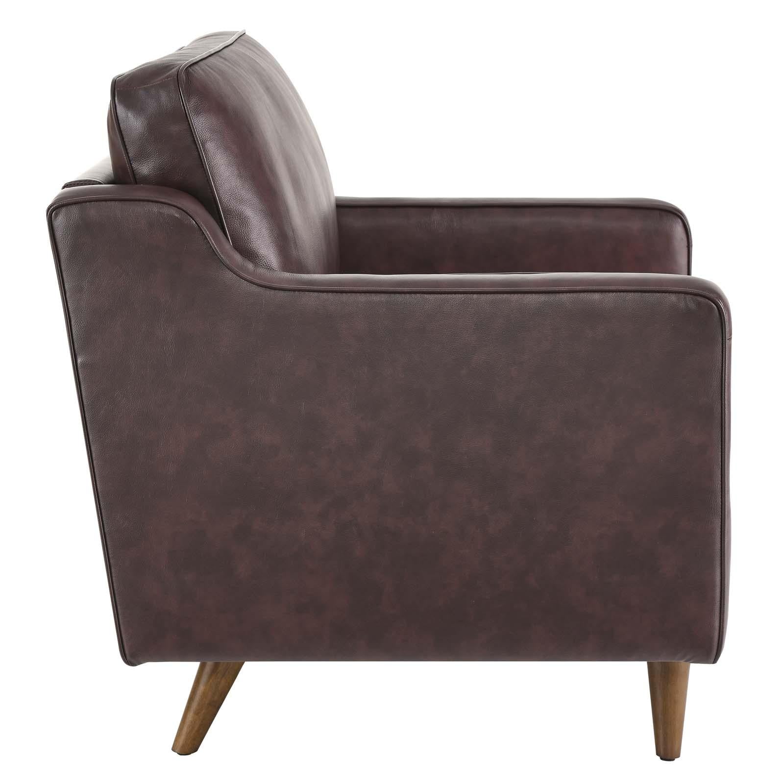 Modway Furniture Modern Impart Genuine Leather Armchair - EEI-5555