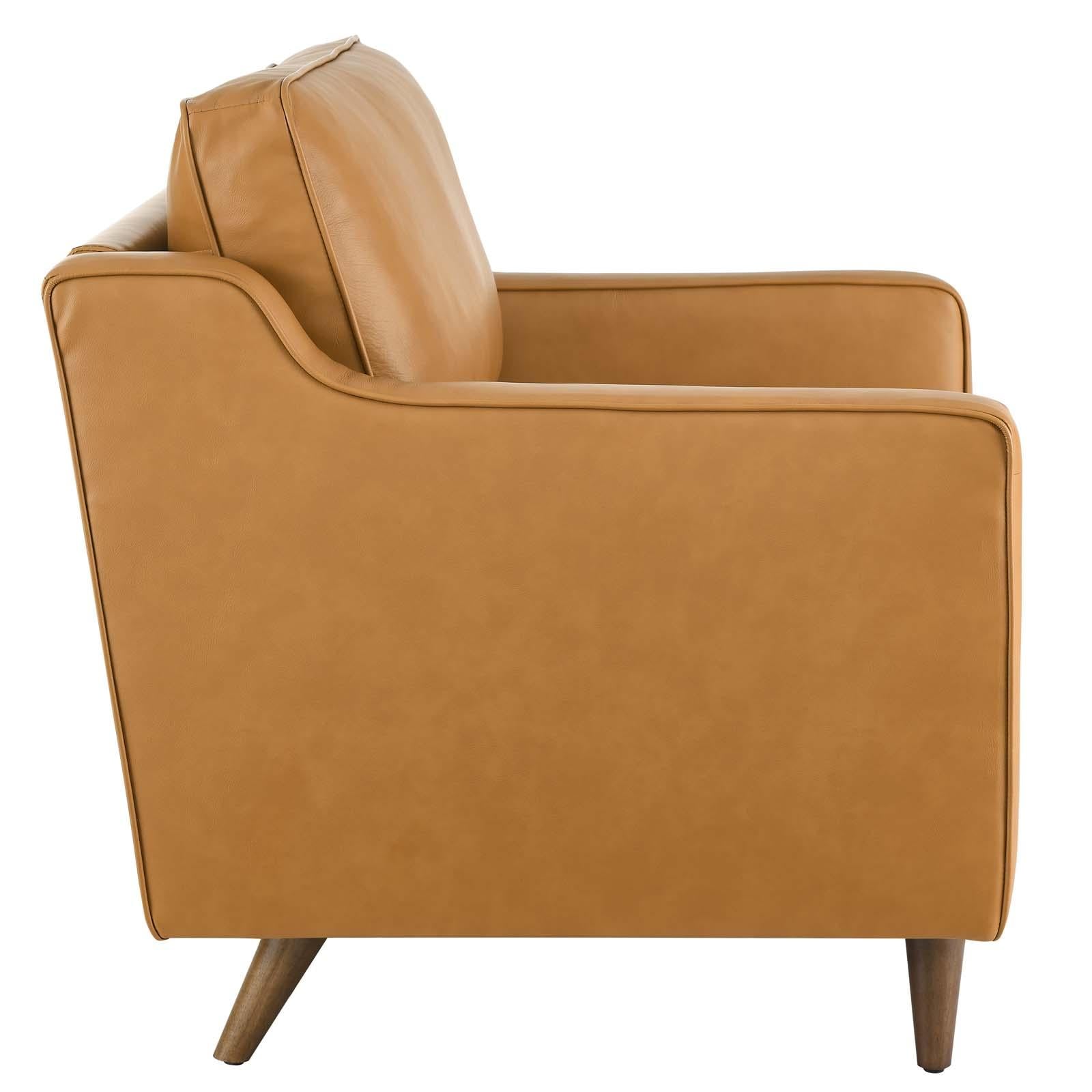 Modway Furniture Modern Impart Genuine Leather Armchair - EEI-5555