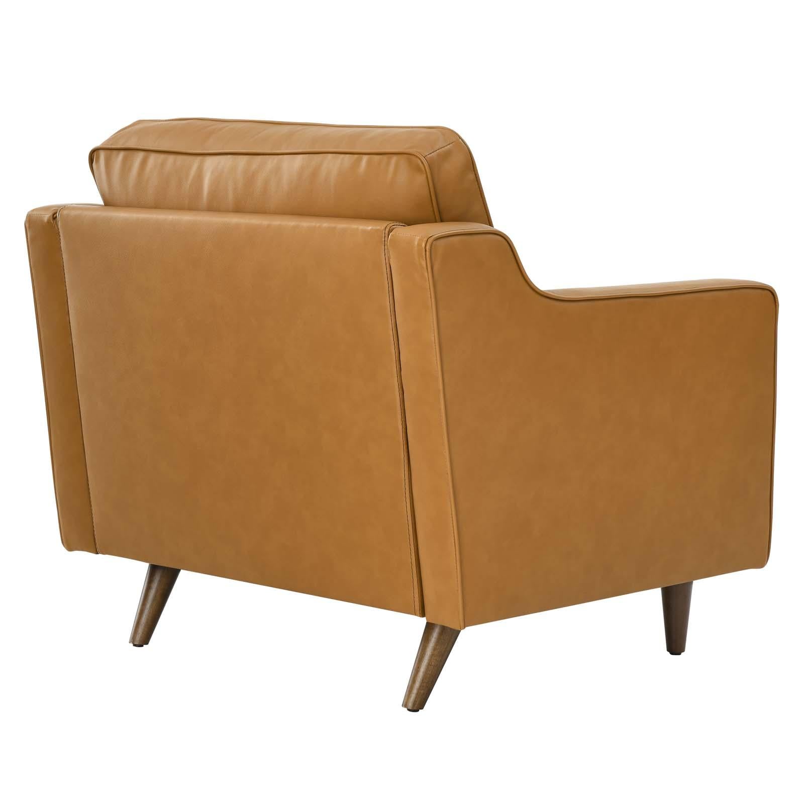 Modway Furniture Modern Impart Genuine Leather Armchair - EEI-5555