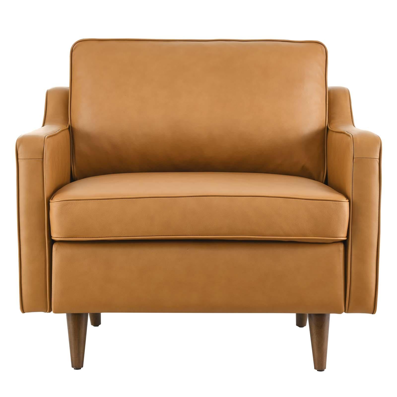 Modway Furniture Modern Impart Genuine Leather Armchair - EEI-5555