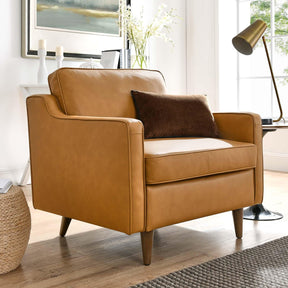 Modway Furniture Modern Impart Genuine Leather Armchair - EEI-5555