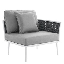 Modway Furniture Modern Stance Outdoor Patio Aluminum Right-Facing Armchair - EEI-5566