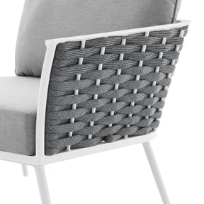 Modway Furniture Modern Stance Outdoor Patio Aluminum Right-Facing Armchair - EEI-5566