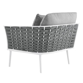 Modway Furniture Modern Stance Outdoor Patio Aluminum Right-Facing Armchair - EEI-5566