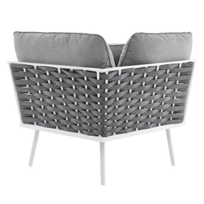 Modway Furniture Modern Stance Outdoor Patio Aluminum Corner Chair - EEI-5567