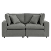 Modway Furniture Modern Commix Overstuffed Outdoor Patio Loveseat - EEI-5576