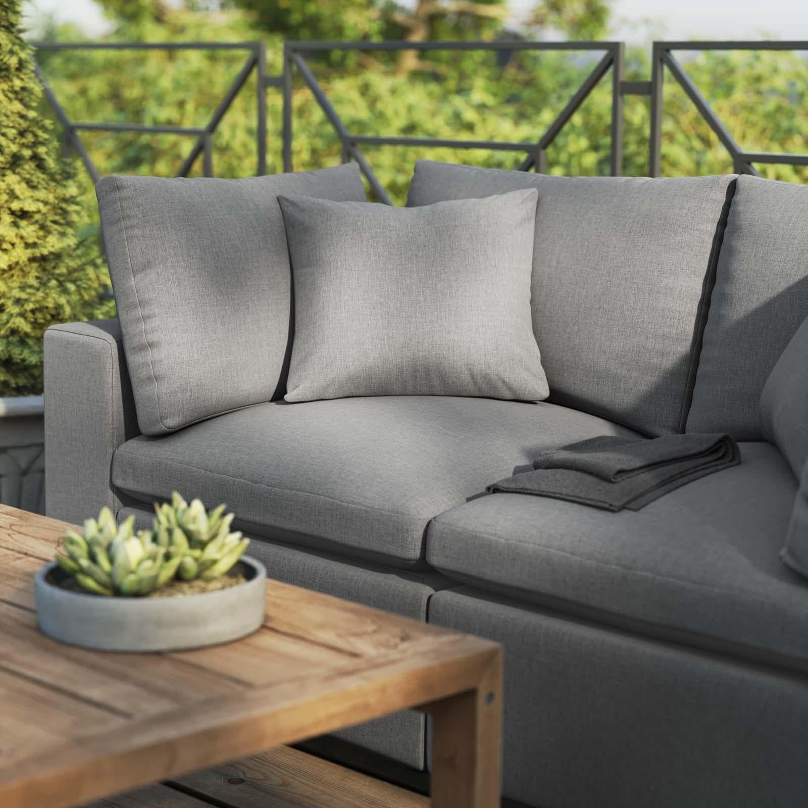 Modway Furniture Modern Commix Overstuffed Outdoor Patio Loveseat - EEI-5576