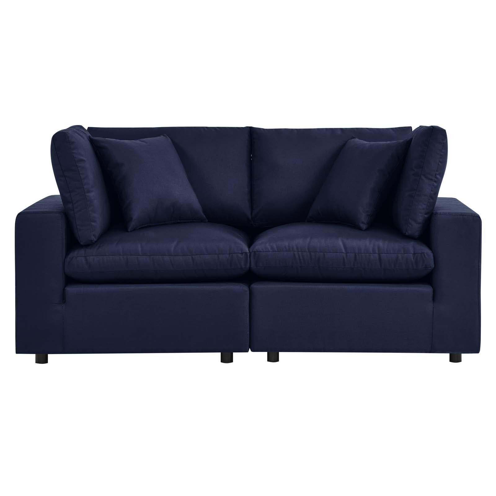 Modway Furniture Modern Commix Overstuffed Outdoor Patio Loveseat - EEI-5576