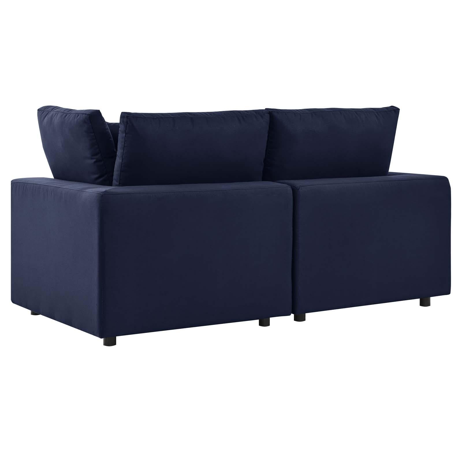 Modway Furniture Modern Commix Overstuffed Outdoor Patio Loveseat - EEI-5576