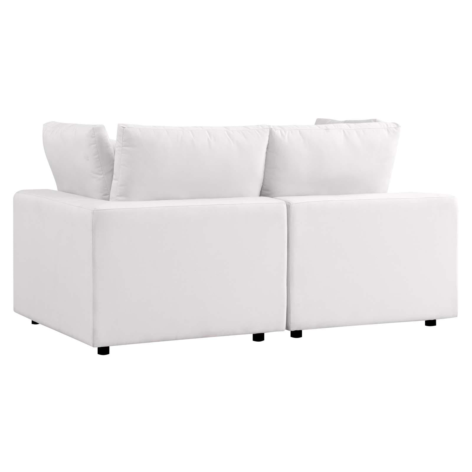 Modway Furniture Modern Commix Overstuffed Outdoor Patio Loveseat - EEI-5576