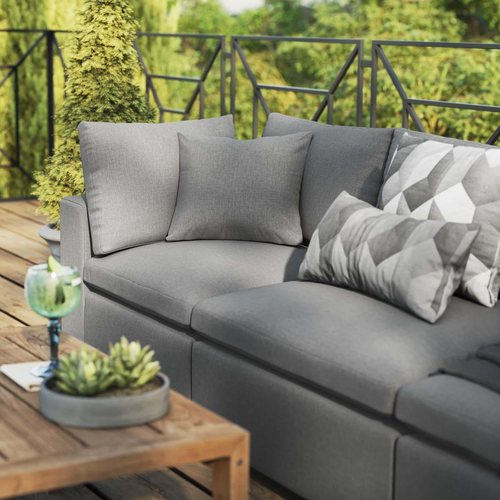 Modway Furniture Modern Commix Overstuffed Outdoor Patio Sofa - EEI-5578