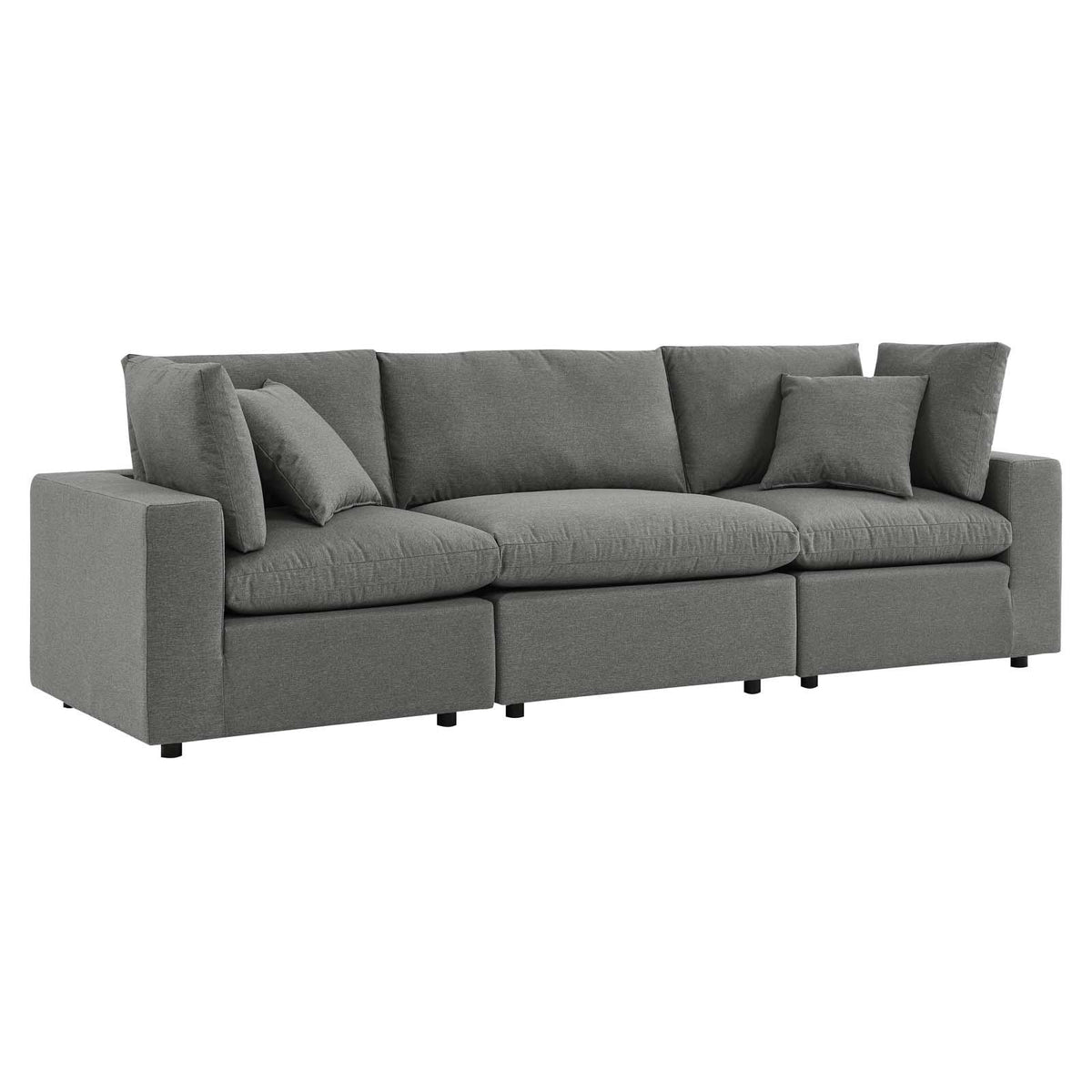 Modway Furniture Modern Commix Overstuffed Outdoor Patio Sofa - EEI-5578