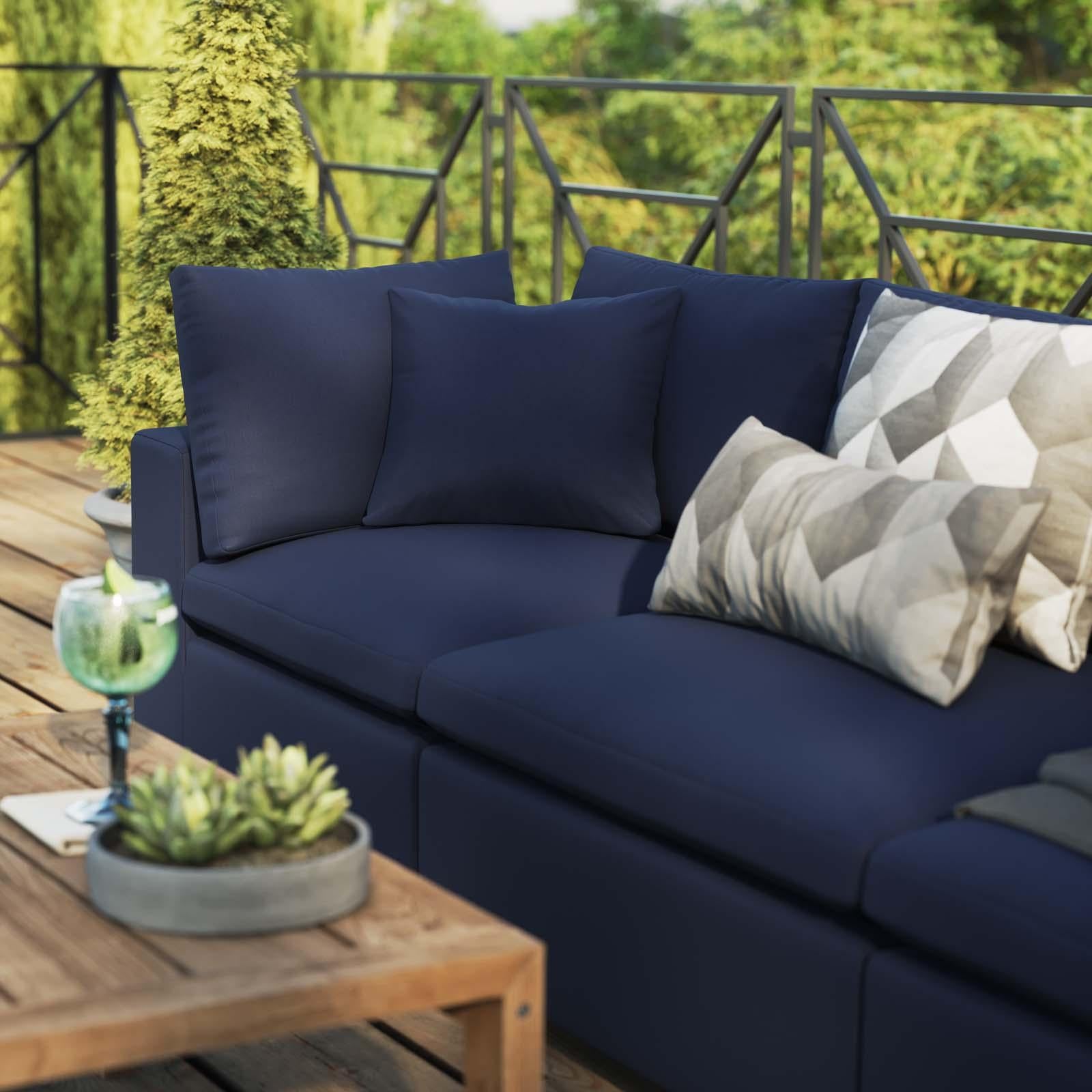 Modway Furniture Modern Commix Overstuffed Outdoor Patio Sofa - EEI-5578