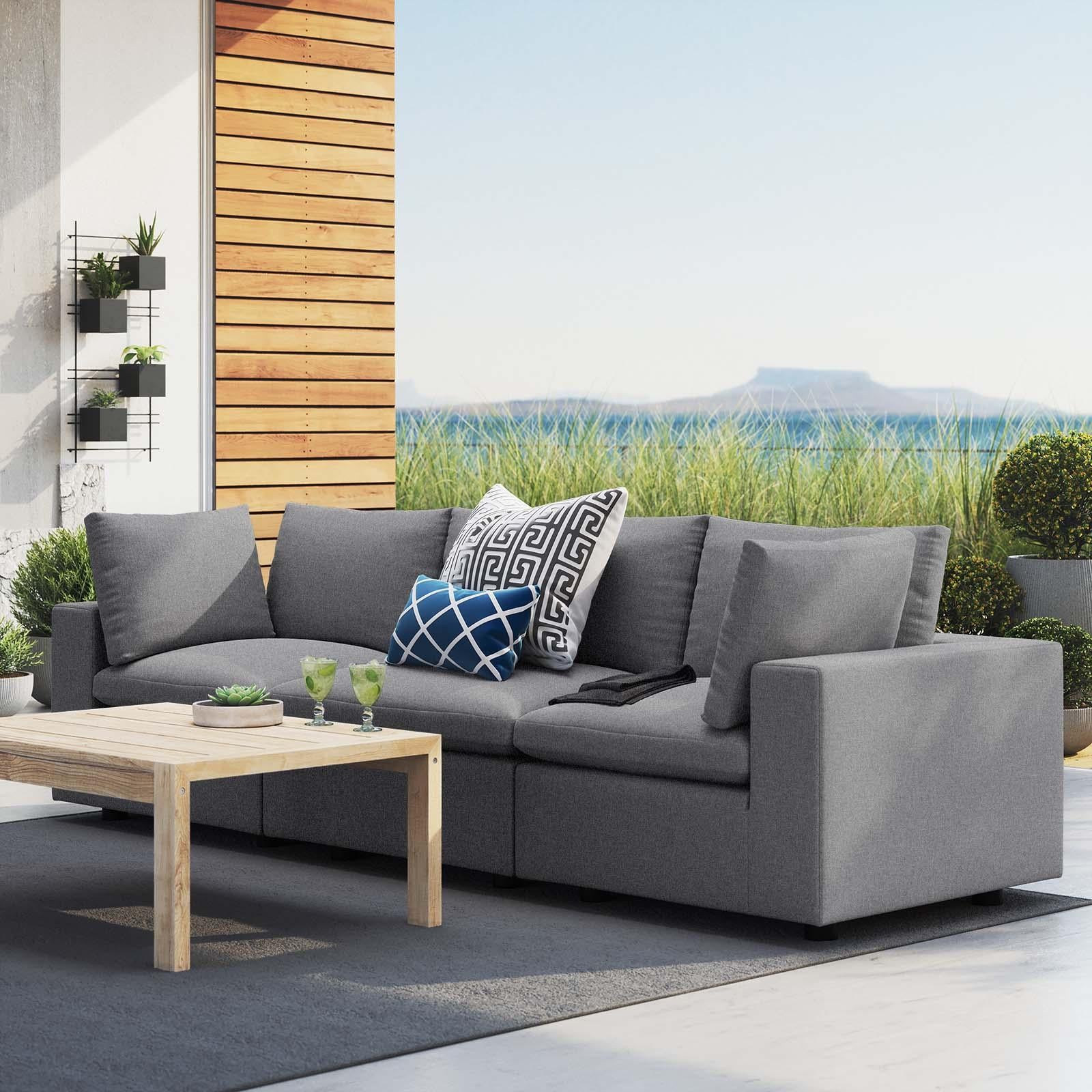 Modway Furniture Modern Commix  Sunbrella® Outdoor Patio Sofa - EEI-5579