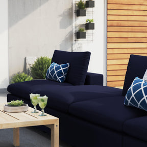 Modway Furniture Modern Commix 4-Piece Sunbrella® Outdoor Patio Sectional Sofa - EEI-5582