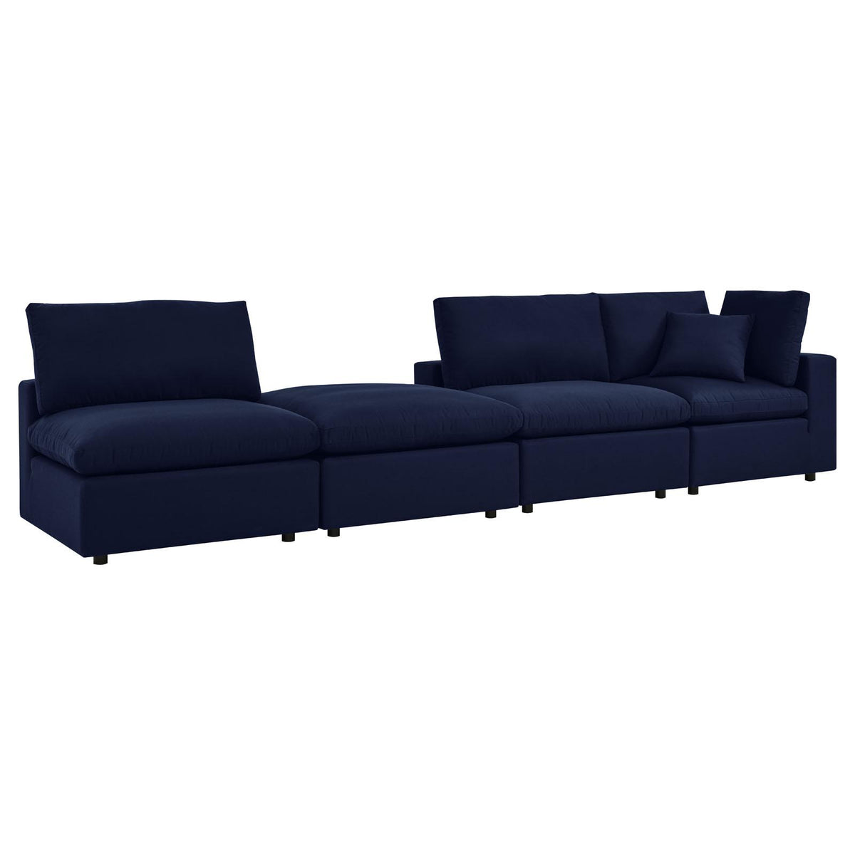 Modway Furniture Modern Commix 4-Piece Sunbrella® Outdoor Patio Sectional Sofa - EEI-5582