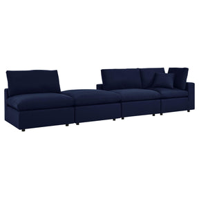 Modway Furniture Modern Commix 4-Piece Sunbrella® Outdoor Patio Sectional Sofa - EEI-5582