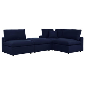 Modway Furniture Modern Commix 4-Piece Sunbrella® Outdoor Patio Sectional Sofa - EEI-5582