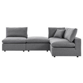 Modway Furniture Modern Commix 4-Piece Sunbrella® Outdoor Patio Sectional Sofa - EEI-5582