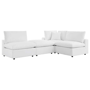 Modway Furniture Modern Commix 4-Piece Sunbrella® Outdoor Patio Sectional Sofa - EEI-5582