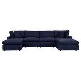 Modway Furniture Modern Commix 6-Piece Outdoor Patio Sectional Sofa - EEI-5585