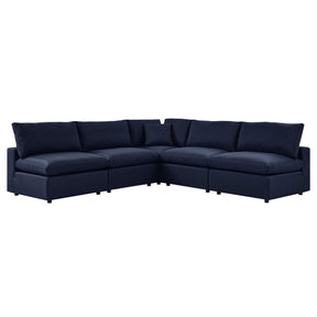 Modway Furniture Modern Commix 5-Piece Outdoor Patio Sectional Sofa - EEI-5587