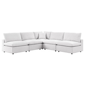 Modway Furniture Modern Commix 5-Piece Outdoor Patio Sectional Sofa - EEI-5587