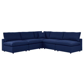 Modway Furniture Modern Commix 5-Piece Sunbrella® Outdoor Patio Sectional Sofa - EEI-5588