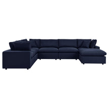 Modway Furniture Modern Commix 7-Piece Outdoor Patio Sectional Sofa - EEI-5591