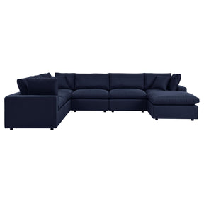 Modway Furniture Modern Commix 7-Piece Outdoor Patio Sectional Sofa - EEI-5591