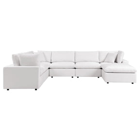 Modway Furniture Modern Commix 7-Piece Outdoor Patio Sectional Sofa - EEI-5591