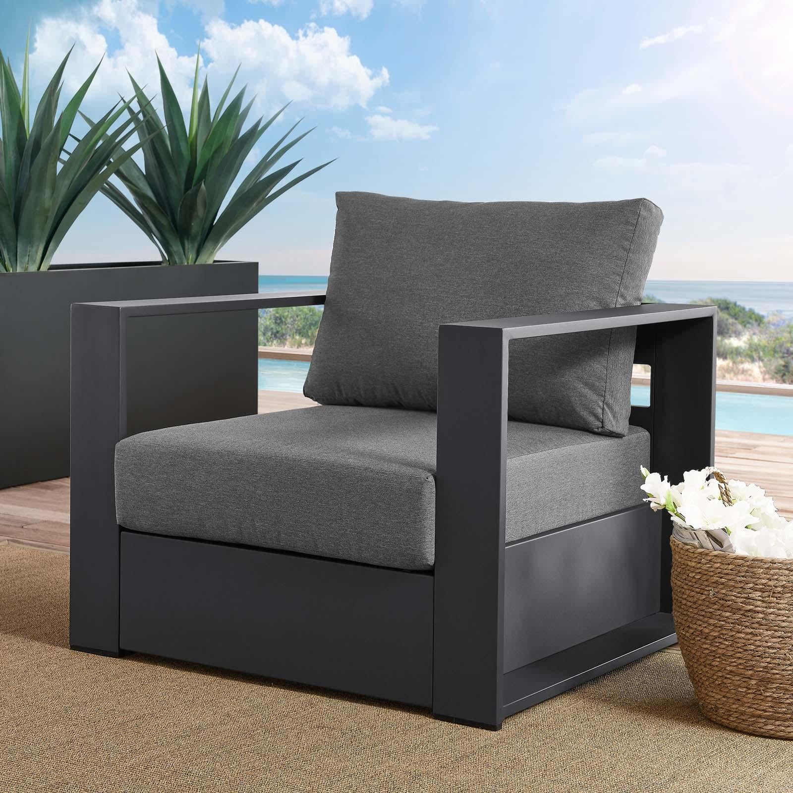 Modway Furniture Modern Tahoe Outdoor Patio Powder-Coated Aluminum Armchair - EEI-5675