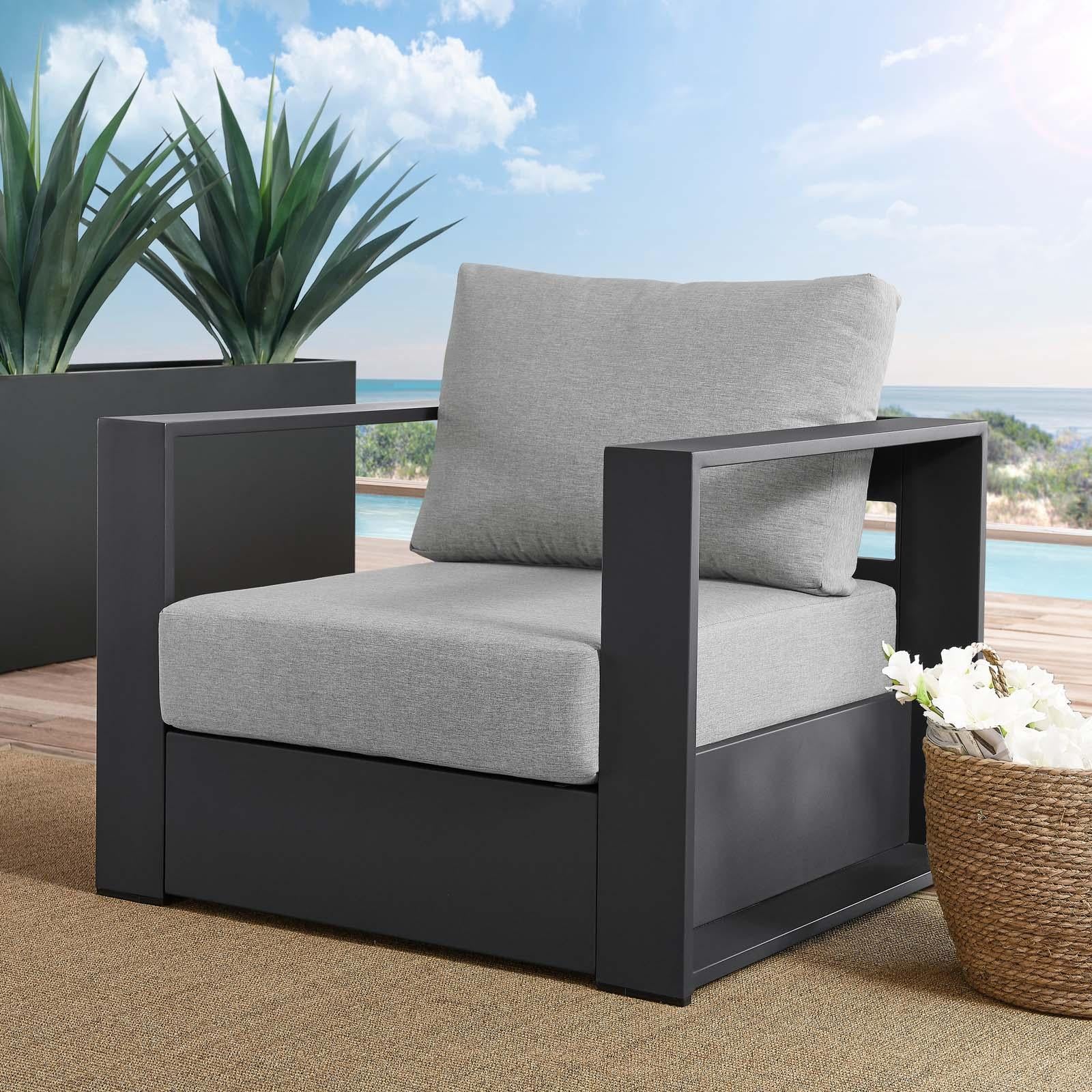 Modway Furniture Modern Tahoe Outdoor Patio Powder-Coated Aluminum Armchair - EEI-5675