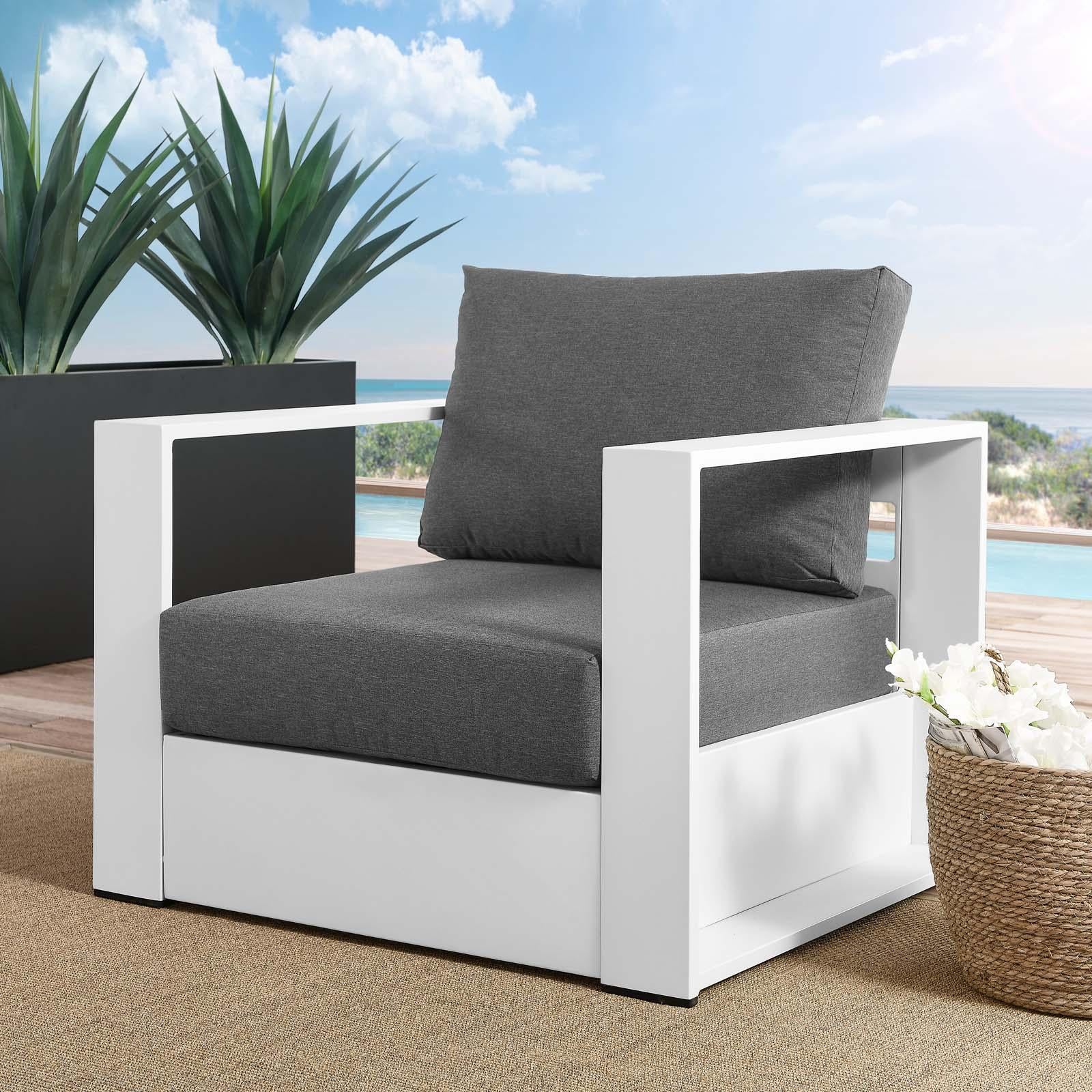 Modway Furniture Modern Tahoe Outdoor Patio Powder-Coated Aluminum Armchair - EEI-5675