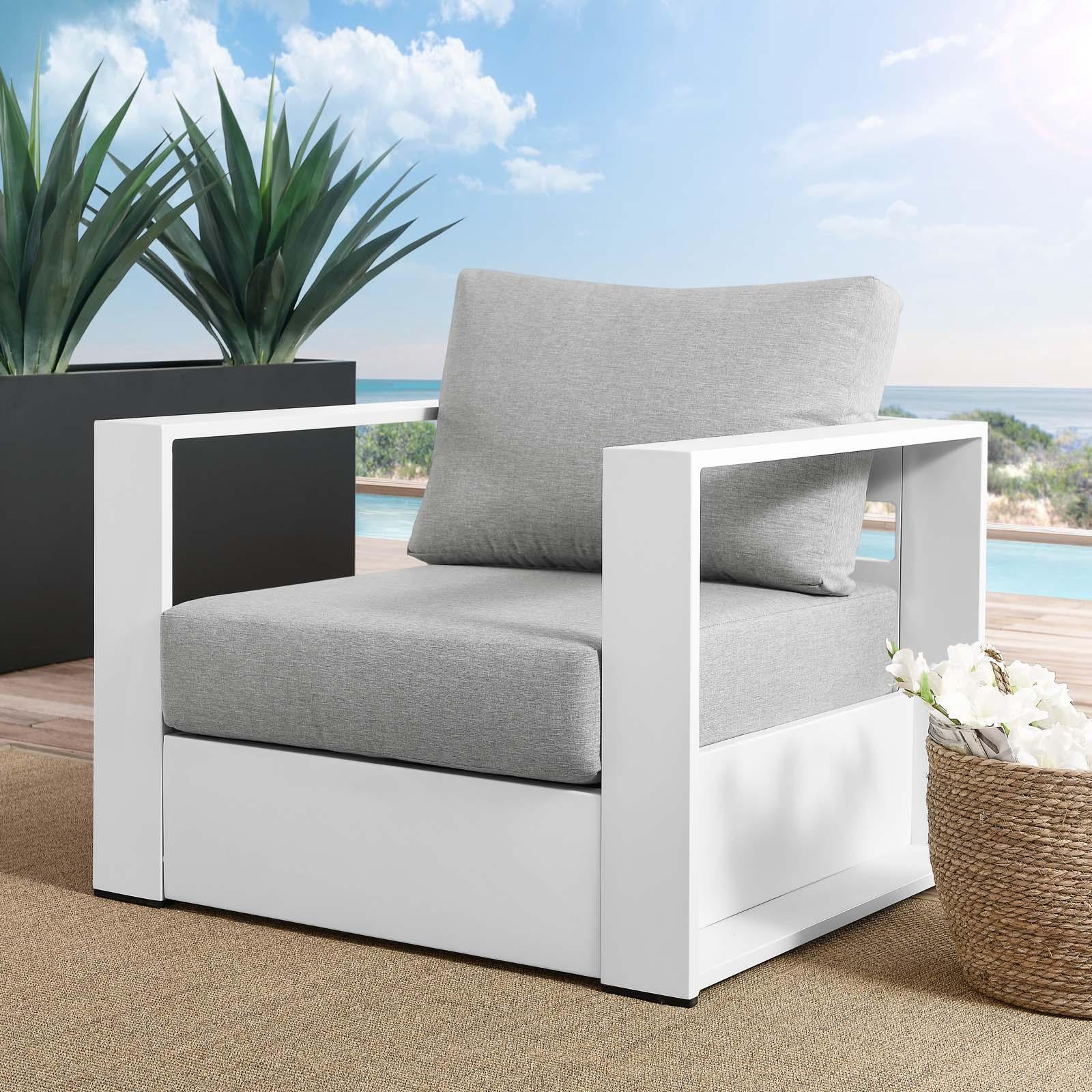 Modway Furniture Modern Tahoe Outdoor Patio Powder-Coated Aluminum Armchair - EEI-5675