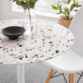 Modway Furniture Modern Lippa 28" Round Terrazzo Dining Table - EEI-5697