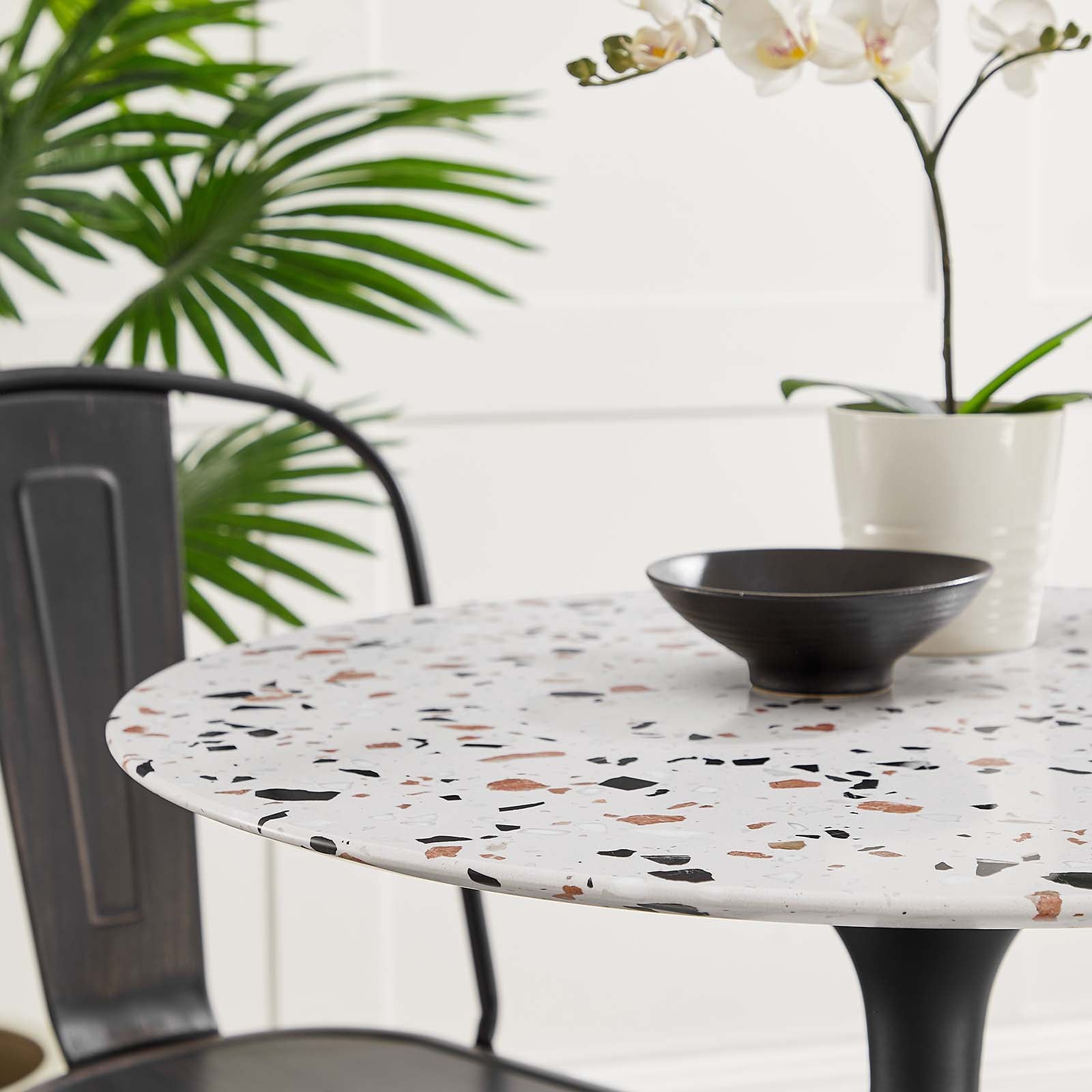 Modway Furniture Modern Lippa 28" Round Terrazzo Dining Table - EEI-5700