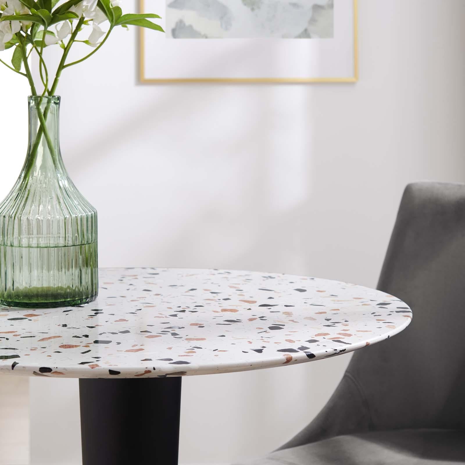 Modway Furniture Modern Zinque 28" Round Terrazzo Dining Table - EEI-5702